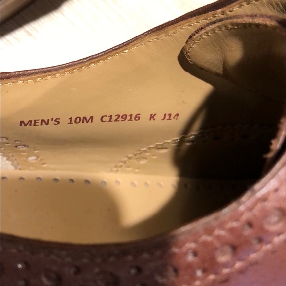 Cole Haan Cambridge wingtip Oxford Dk Brown sz 10 - Picture 7 of 8